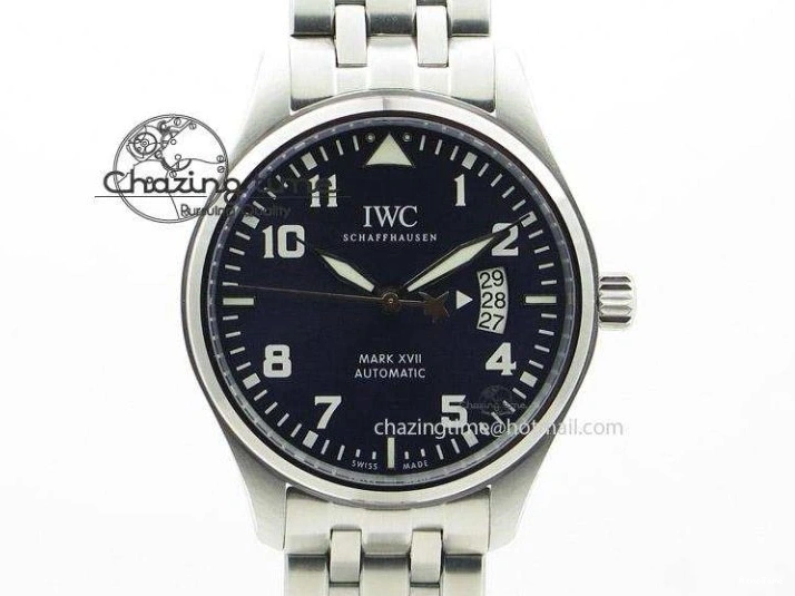 MIROTIME 0417 Big Pilot IW329701 M+F 1:1 Best Edition Black Dial on Brown Leather Strap MY RelaxedFit 7005